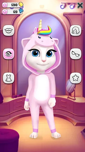 Взлом My Talking Angela  [МОД Много денег] — полная версия apk на Андроид screen 4