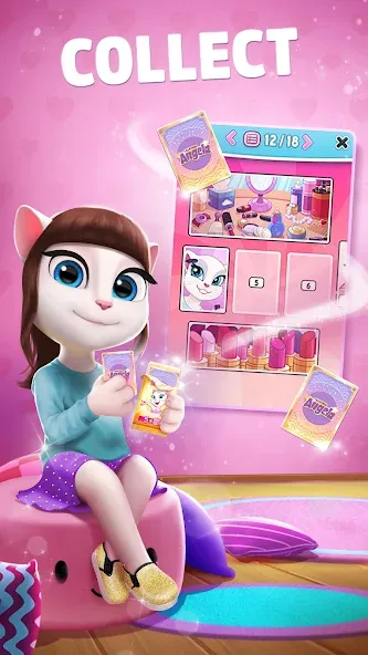 Взлом My Talking Angela  [МОД Много денег] — полная версия apk на Андроид screen 5