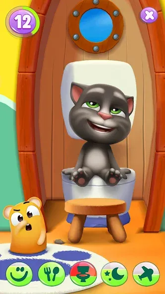 Скачать взломанную My Talking Tom 2  [МОД Все открыто] — стабильная версия apk на Андроид screen 3