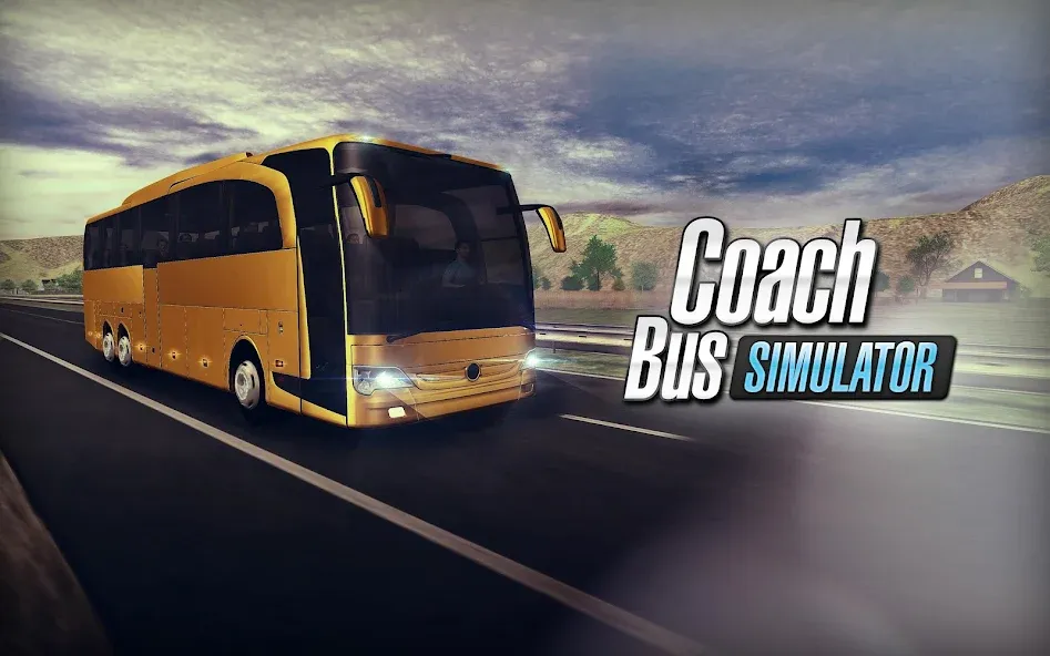 Скачать взломанную Coach Bus Simulator (Коуч Бас Симулятор)  [МОД Mega Pack] — полная версия apk на Андроид screen 1