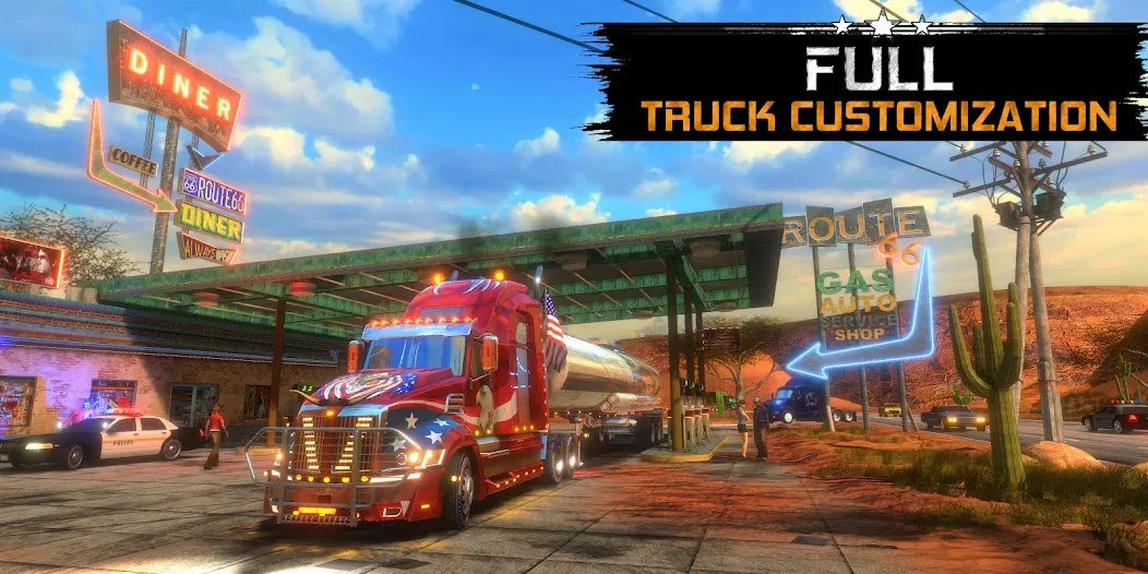 Скачать взлом Truck Simulator USA Revolution (Трак Симулятор США Революция)  [МОД Бесконечные монеты] — полная версия apk на Андроид screen 5