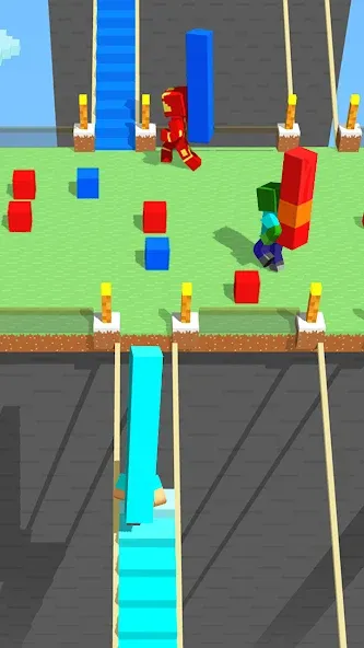 Скачать взлом Craft Bridge Race (Крафт Бридж Рейс)  [МОД Menu] — последняя версия apk на Андроид screen 5