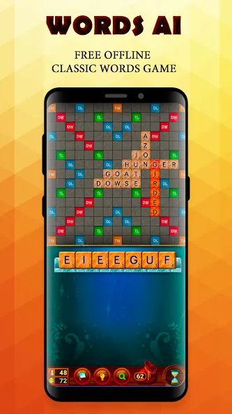 Взлом Words AI Friends Classic  [МОД Много монет] — стабильная версия apk на Андроид screen 1