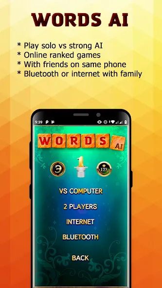 Взлом Words AI Friends Classic  [МОД Много монет] — стабильная версия apk на Андроид screen 2