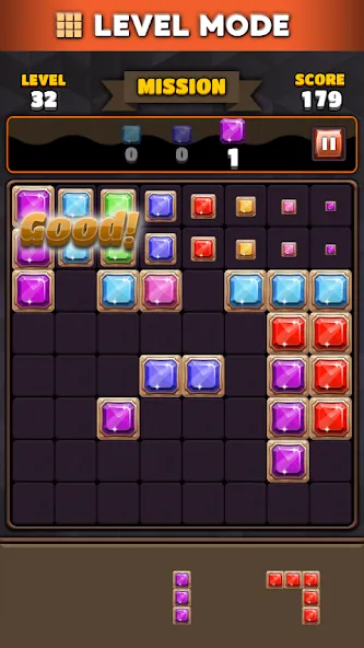 Взломанная Block Puzzle 8×8 (Блокголоволомка 88)  [МОД Все открыто] — стабильная версия apk на Андроид screen 3