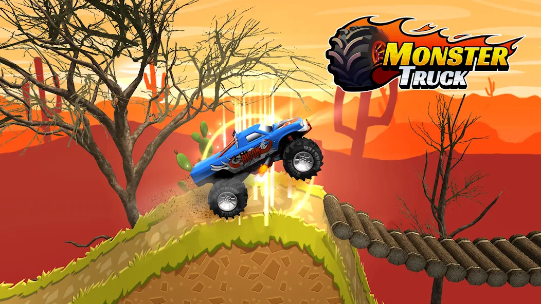 Скачать взломанную Monster truck: Extreme racing  [МОД Бесконечные деньги] — стабильная версия apk на Андроид screen 1