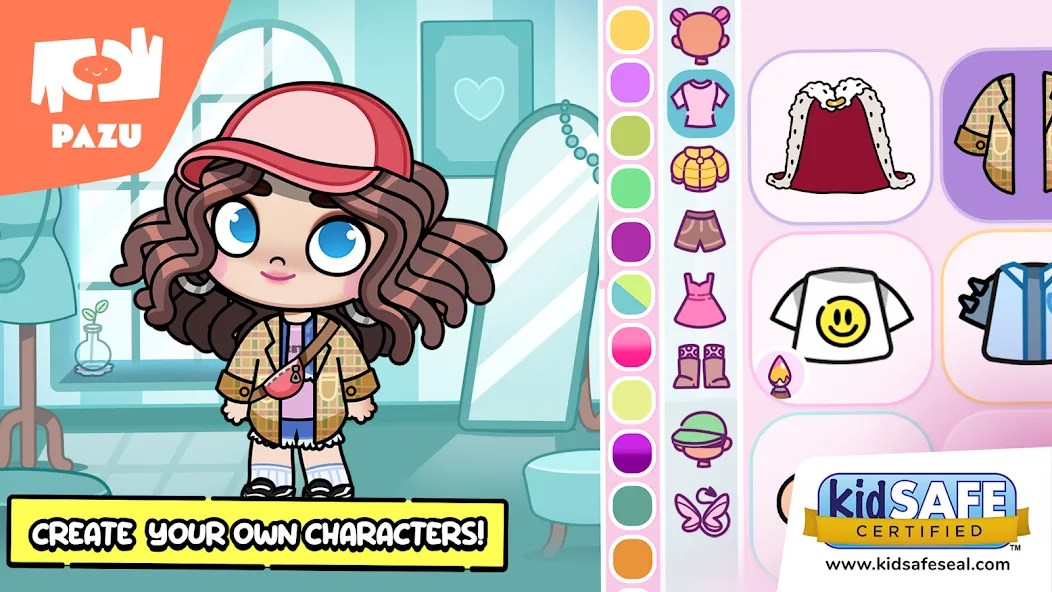 Взломанная Avatar Maker Dress up for kids  [МОД Много денег] — стабильная версия apk на Андроид screen 1