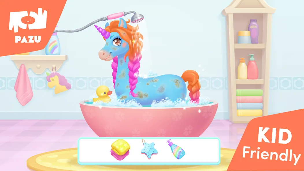 Скачать взлом My Unicorn dress up for kids  [МОД Все открыто] — последняя версия apk на Андроид screen 3