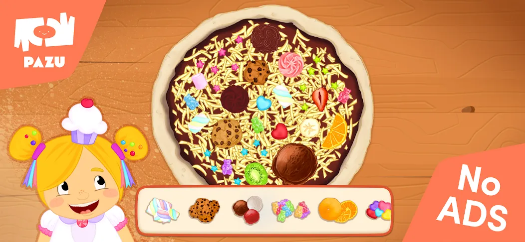 Взломанная Pizza maker cooking games  [МОД Mega Pack] — стабильная версия apk на Андроид screen 2