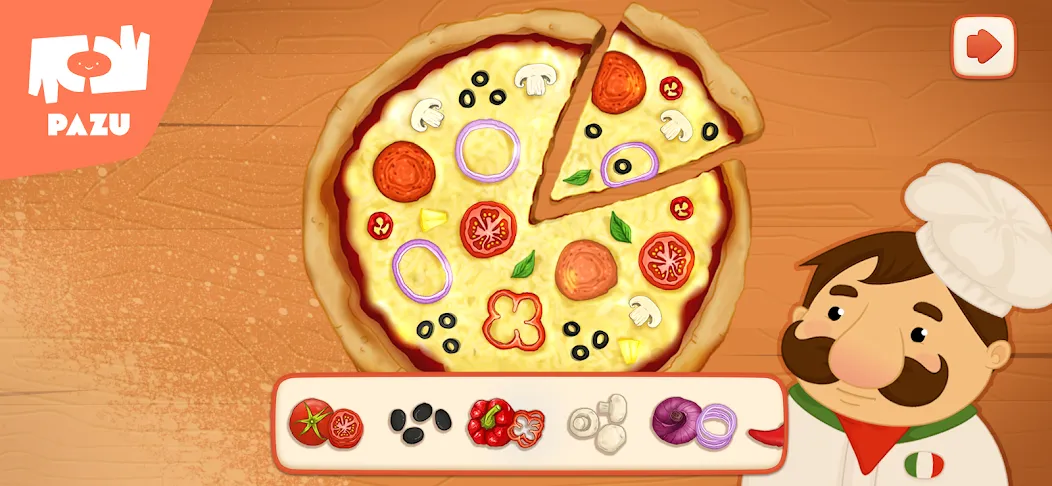 Взломанная Pizza maker cooking games  [МОД Mega Pack] — стабильная версия apk на Андроид screen 5