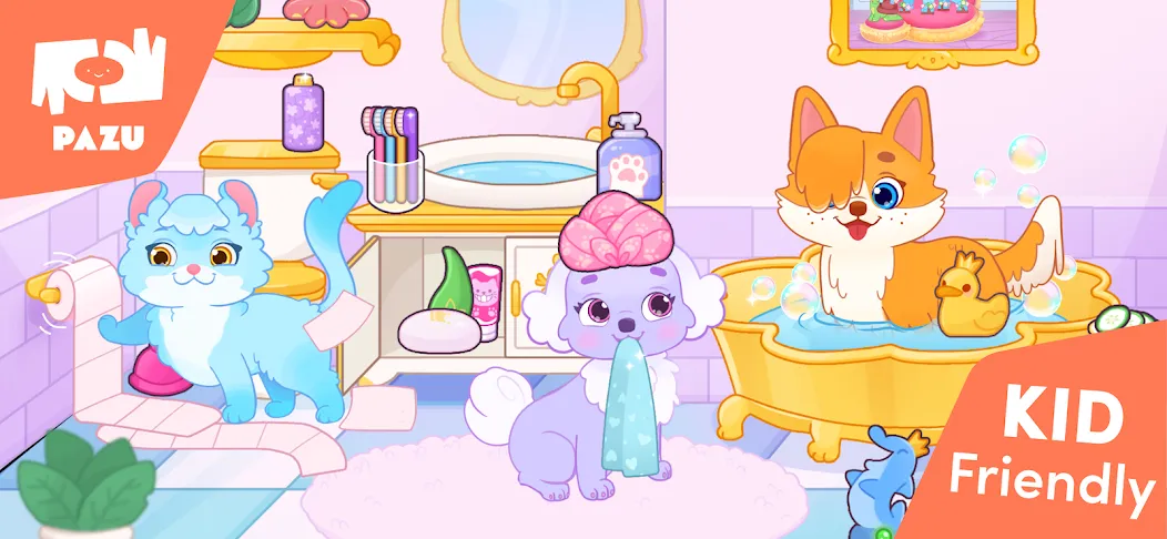 Скачать взломанную Princess Palace Pets World  [МОД Mega Pack] — стабильная версия apk на Андроид screen 2