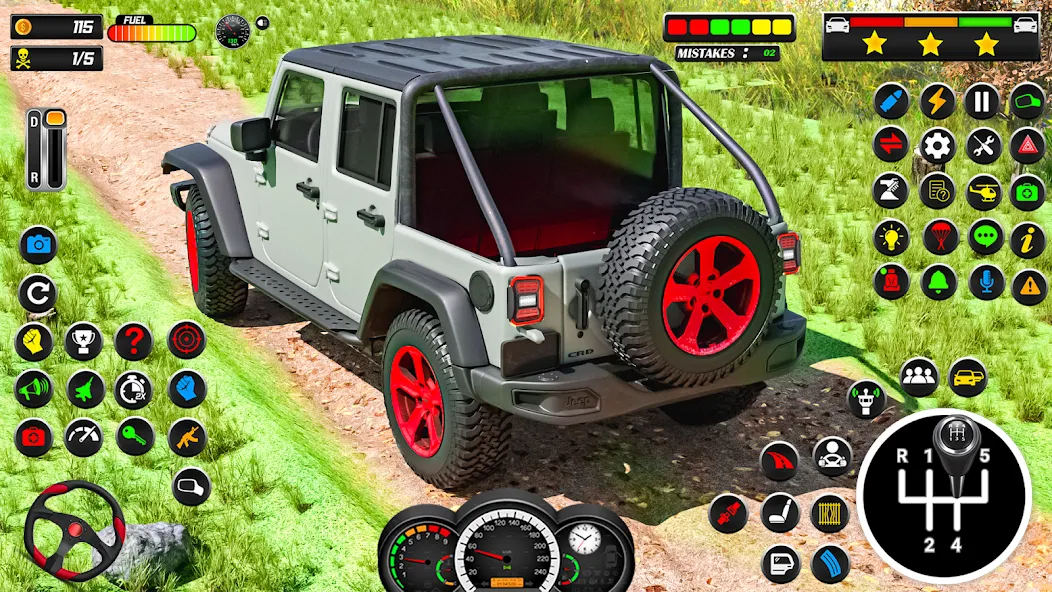 Взломанная Offroad 4×4 Jeep Driving Game  [МОД Mega Pack] — стабильная версия apk на Андроид screen 2