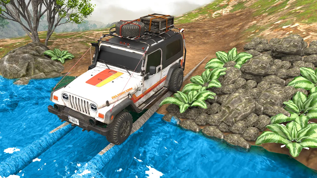 Взломанная Offroad 4×4 Jeep Driving Game  [МОД Mega Pack] — стабильная версия apk на Андроид screen 5