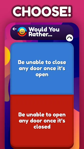 Скачать взлом Would You Rather ?  [МОД Бесконечные монеты] — стабильная версия apk на Андроид screen 1