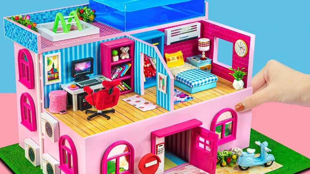 Взломанная Girl Doll House Design Games (Дизайнерские игры для девочек Домик для кукол)  [МОД Unlimited Money] — последняя версия apk на Андроид screen 3