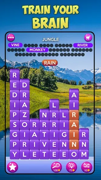 Скачать взломанную Word Stacks (Уорд Стэкс)  [МОД Много денег] — последняя версия apk на Андроид screen 3