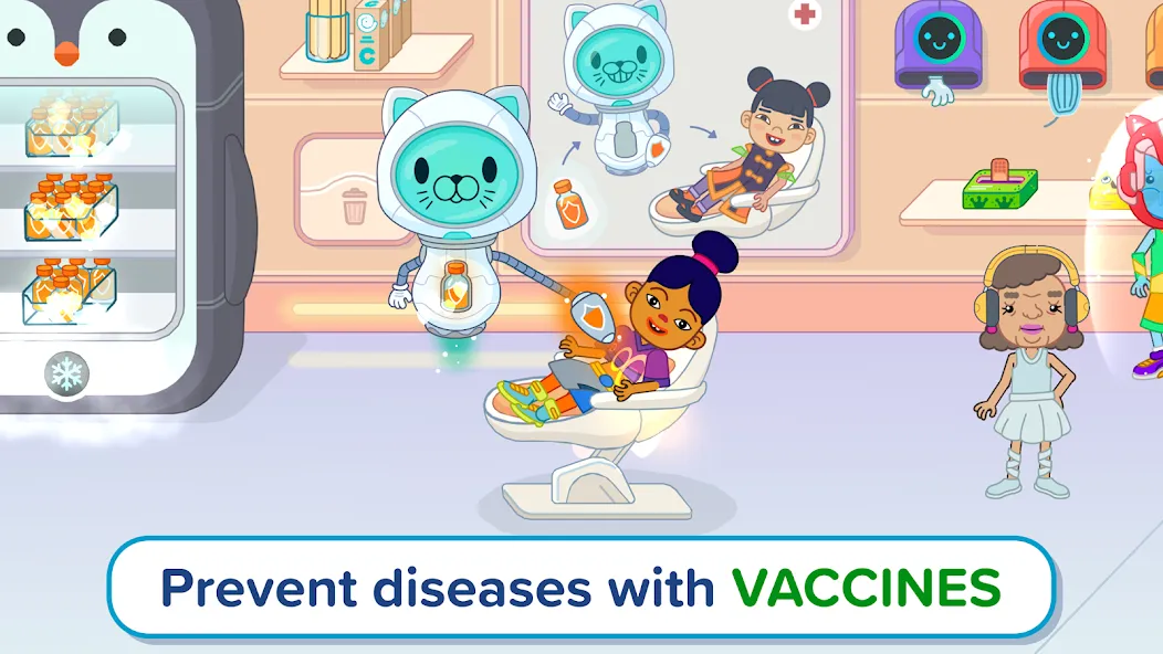 Скачать взломанную Pepi Hospital 2: Flu Clinic (Пепи Хоспитал 2)  [МОД Unlimited Money] — полная версия apk на Андроид screen 4