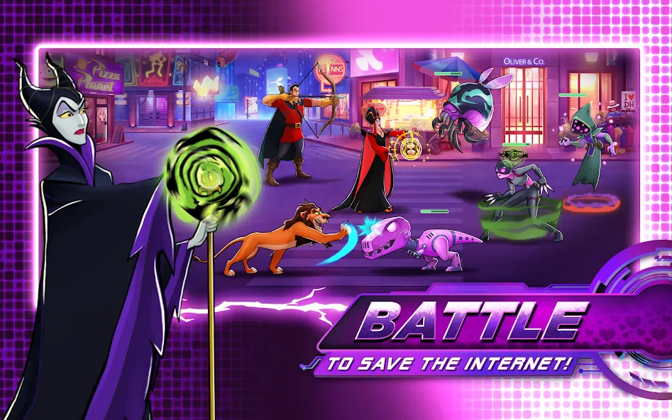 Взломанная Disney Heroes: Battle Mode (Дисней Хироус)  [МОД Mega Pack] — стабильная версия apk на Андроид screen 1