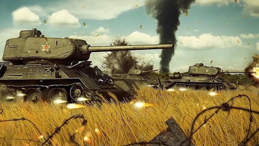 Скачать взлом Army Tank Games Offline 3d  [МОД Много монет] — последняя версия apk на Андроид screen 3