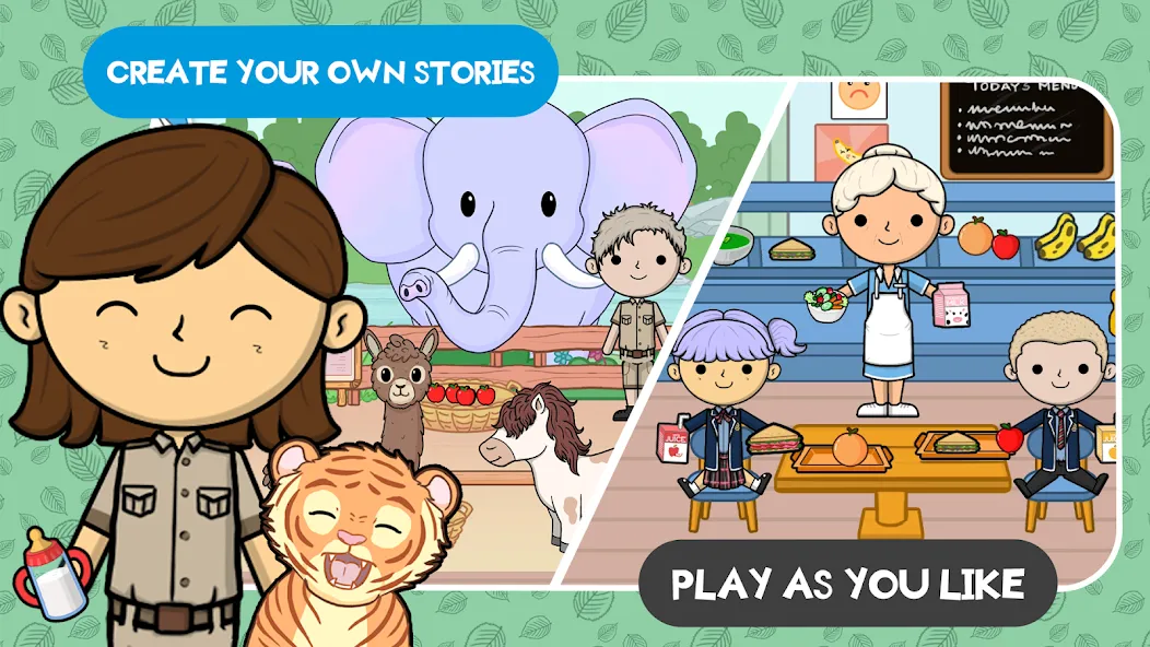 Скачать взломанную Lila's World:Create Play Learn  [МОД Все открыто] — полная версия apk на Андроид screen 3