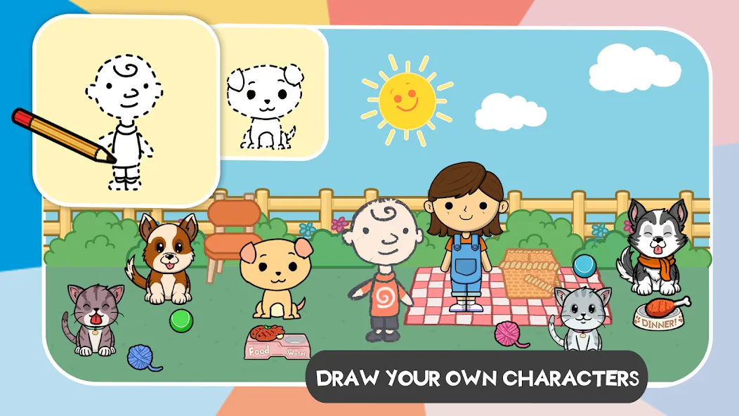 Скачать взломанную Lila's World:Create Play Learn  [МОД Все открыто] — полная версия apk на Андроид screen 4