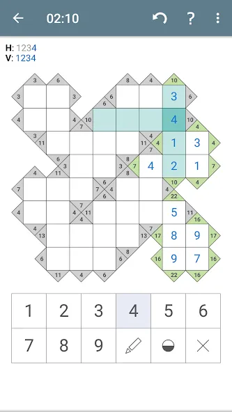Скачать взлом Kakuro (Cross Sums)  [МОД Много монет] — стабильная версия apk на Андроид screen 2