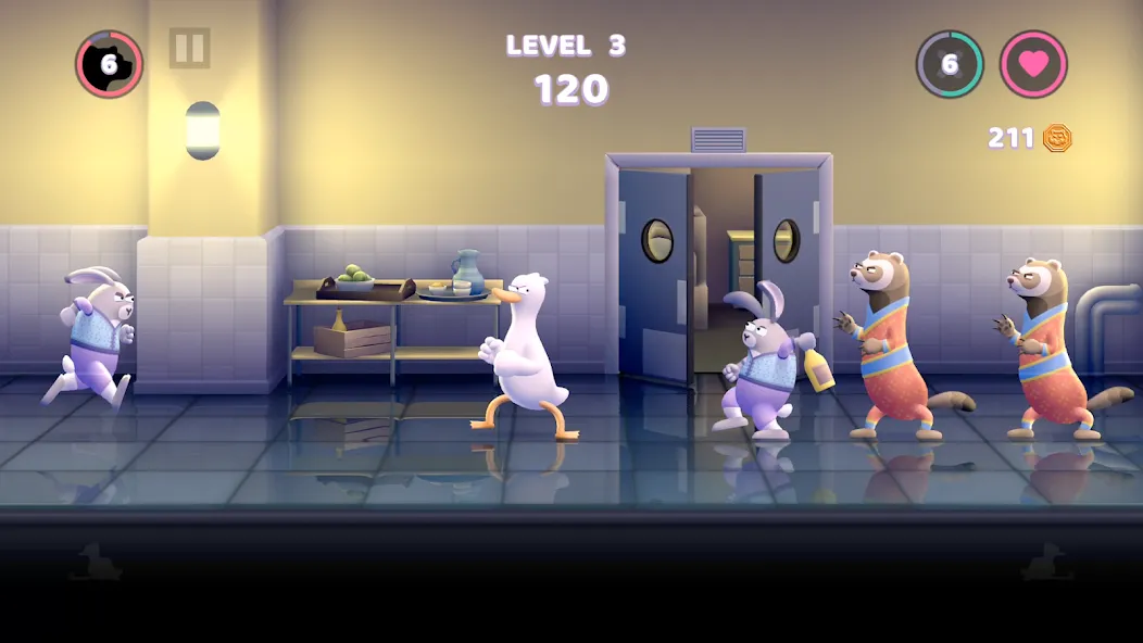 Скачать взломанную Punch Kick Duck (Панч Кик Дак)  [МОД Unlocked] — последняя версия apk на Андроид screen 3