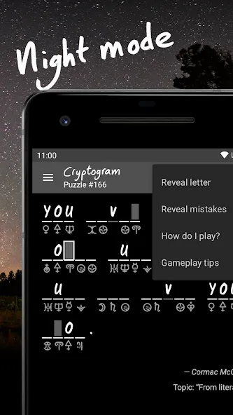 Взлом Cryptogram — puzzle quotes (Скрытограмма)  [МОД Меню] — последняя версия apk на Андроид screen 4