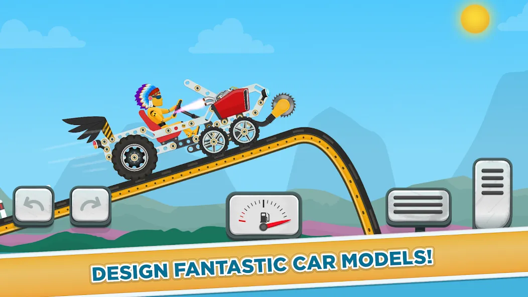 Взломанная Car Builder & Racing for Kids  [МОД Menu] — полная версия apk на Андроид screen 1