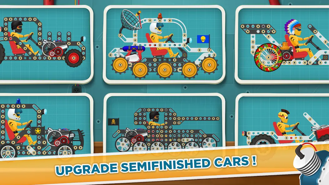 Взломанная Car Builder & Racing for Kids  [МОД Menu] — полная версия apk на Андроид screen 2