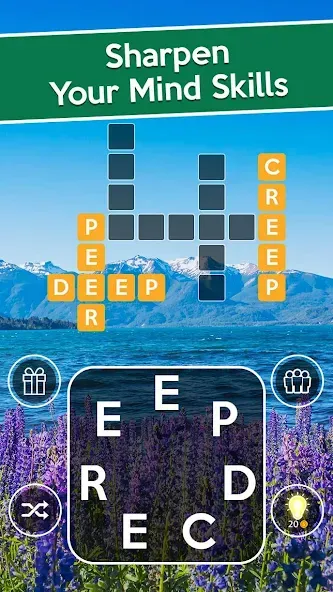 Скачать взлом Word Cross: Crossy Word Search (Уорд Кросс)  [МОД Unlimited Money] — стабильная версия apk на Андроид screen 2