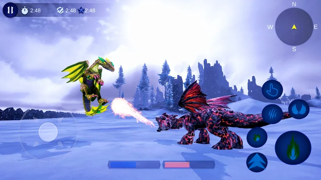 Взлом Magical Dragon Flight Games 3D  [МОД Menu] — стабильная версия apk на Андроид screen 1