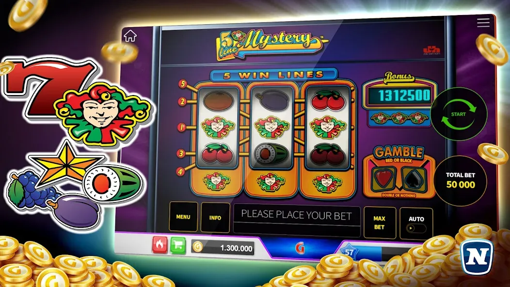 Скачать взломанную Gaminator Online Casino Slots  [МОД Все открыто] — стабильная версия apk на Андроид screen 4