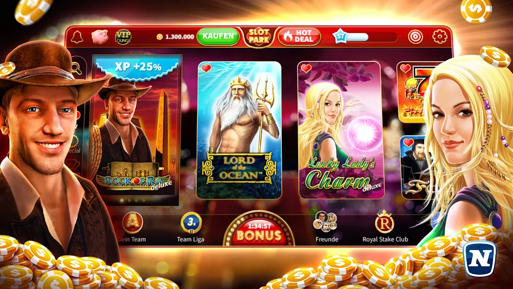 Скачать взломанную Slotpark — Online Casino Games  [МОД Menu] — полная версия apk на Андроид screen 5