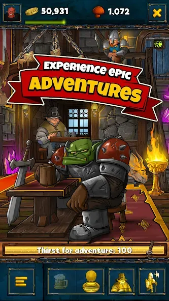 Скачать взломанную Shakes & Fidget — The RPG (Шэйкс)  [МОД Unlocked] — стабильная версия apk на Андроид screen 2