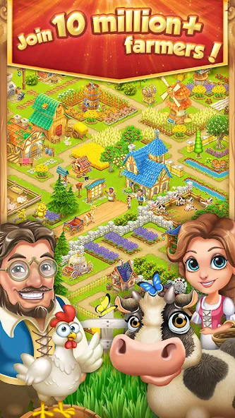 Скачать взлом Village and Farm (Вилладж энд Фарм)  [МОД Unlocked] — полная версия apk на Андроид screen 1