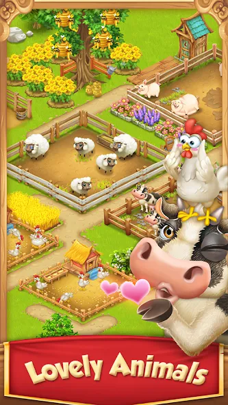 Скачать взлом Village and Farm (Вилладж энд Фарм)  [МОД Unlocked] — полная версия apk на Андроид screen 2