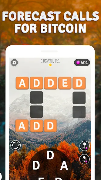 Взлом Word Breeze — Earn Bitcoin (Уорд Бриз)  [МОД Меню] — полная версия apk на Андроид screen 4