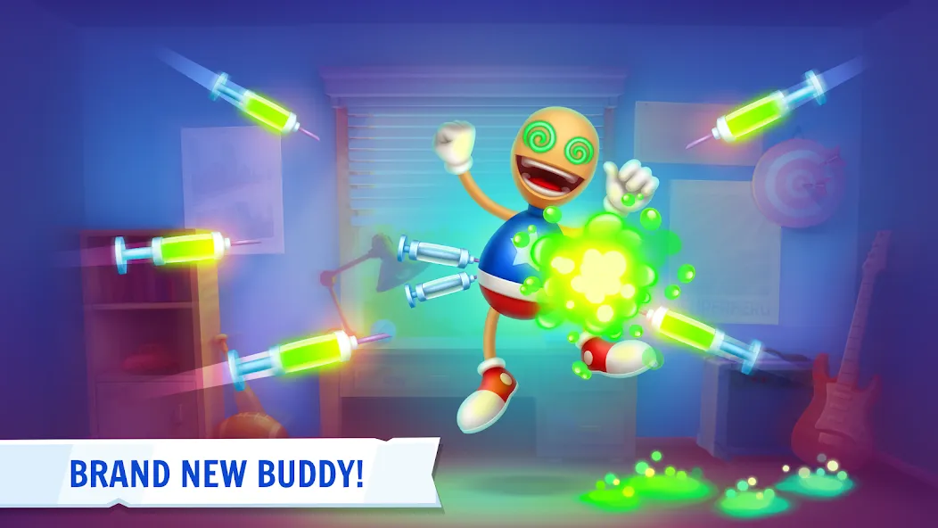 Взломанная Kick the Buddy: Forever (Кик зе Бадди)  [МОД Unlocked] — полная версия apk на Андроид screen 1