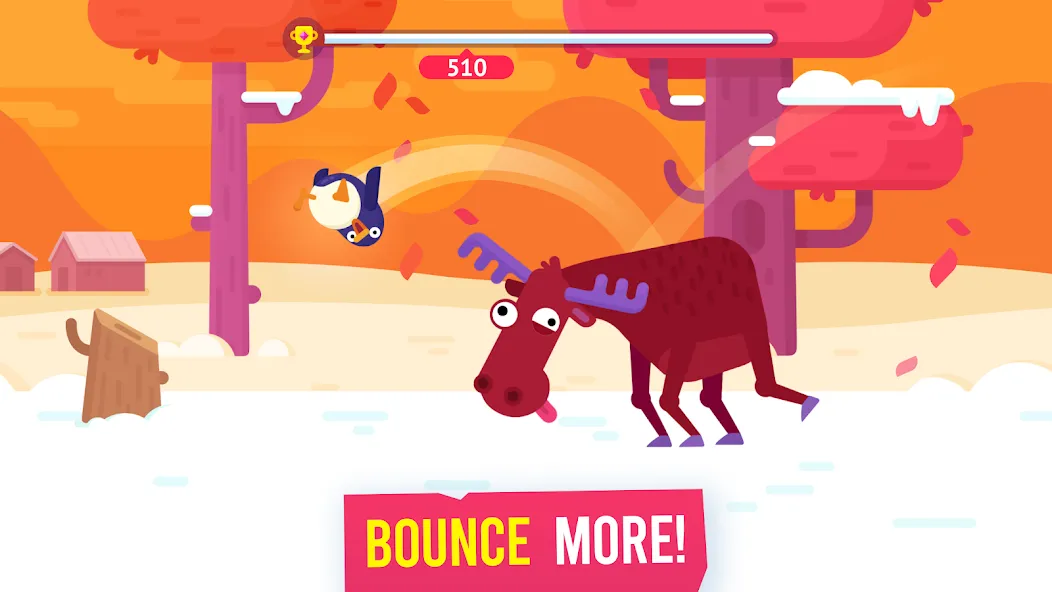 Скачать взлом Bouncemasters: Penguin Games (Баунсмастерс)  [МОД Много монет] — полная версия apk на Андроид screen 2