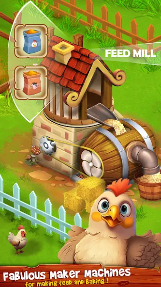 Скачать взлом Country Valley Farming Game (Парадайз Хей Фарм Айленд)  [МОД Unlimited Money] — полная версия apk на Андроид screen 2