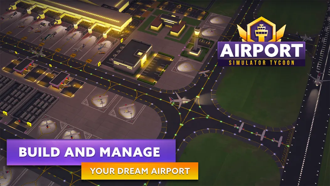 Скачать взломанную Airport Simulator: Tycoon Inc. (Эйрпорт Симулятор)  [МОД Бесконечные монеты] — полная версия apk на Андроид screen 2