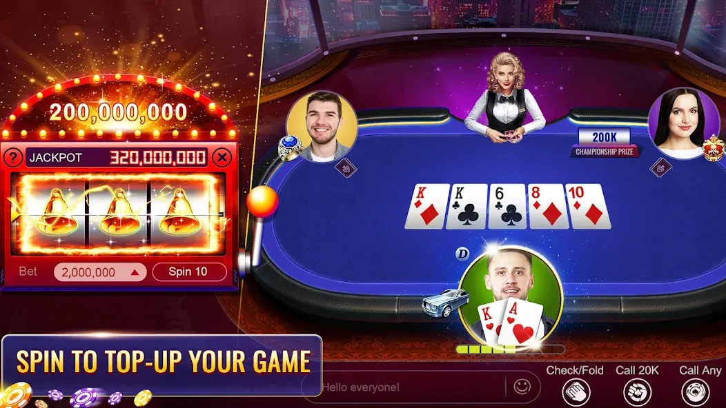 Скачать взломанную RallyAces Poker (РаллиЭйс Покер)  [МОД Unlimited Money] — последняя версия apk на Андроид screen 3