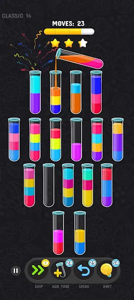 Взлом Color Water Sort Puzzle Games (Цветные игры сортировки воды)  [МОД Все открыто] — последняя версия apk на Андроид screen 4