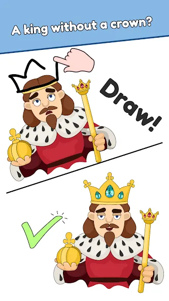 Взломанная DOP: Draw One Part (ДОП)  [МОД Много монет] — полная версия apk на Андроид screen 1