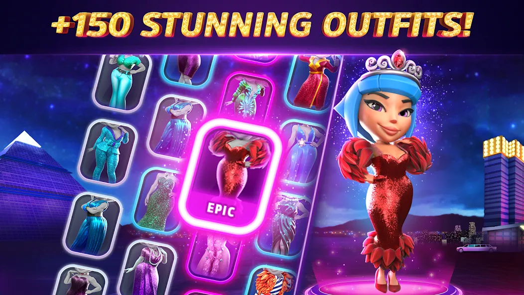 Скачать взлом POP! Slots™ Vegas Casino Games  [МОД Бесконечные деньги] — стабильная версия apk на Андроид screen 5