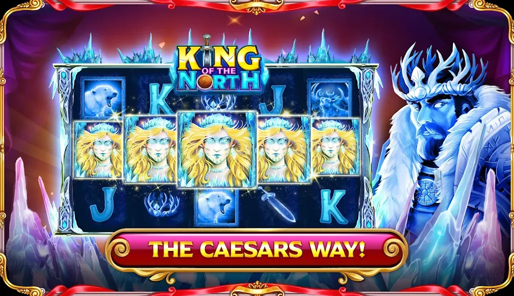 Взлом Caesars Slots: Casino Games (Сизарс Слотс)  [МОД Menu] — полная версия apk на Андроид screen 3