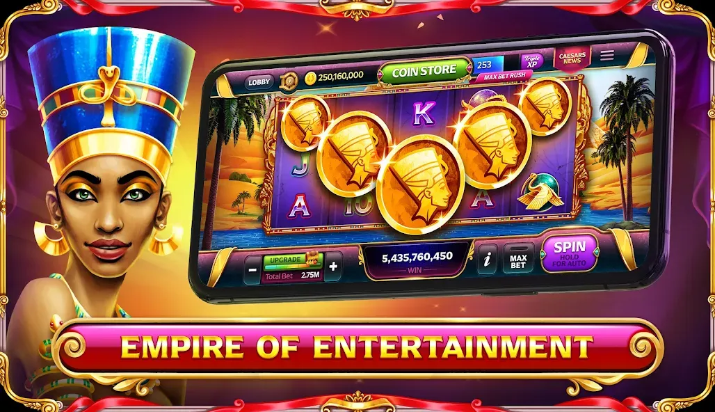 Взлом Caesars Slots: Casino Games (Сизарс Слотс)  [МОД Menu] — полная версия apk на Андроид screen 5