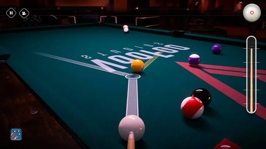 Скачать взломанную Billiards 8 Ball Pool Offline  [МОД Меню] — стабильная версия apk на Андроид screen 5