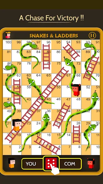 Взломанная Snakes & Ladders: Online Dice!  [МОД Mega Pack] — последняя версия apk на Андроид screen 2